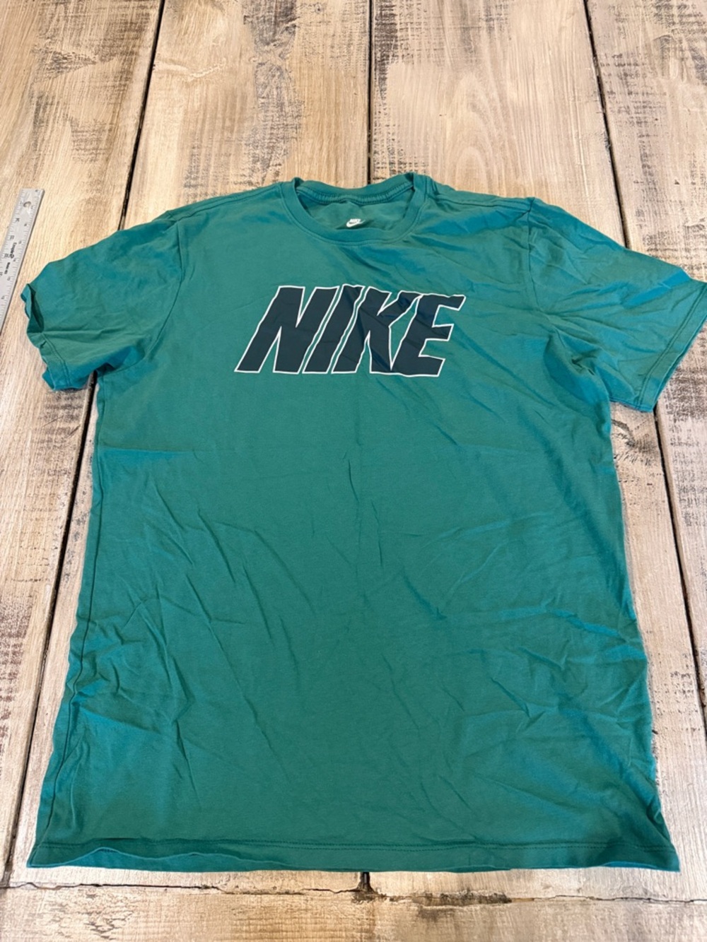Nike Men’s Teal Graphic Logo Short Sleeve Tee